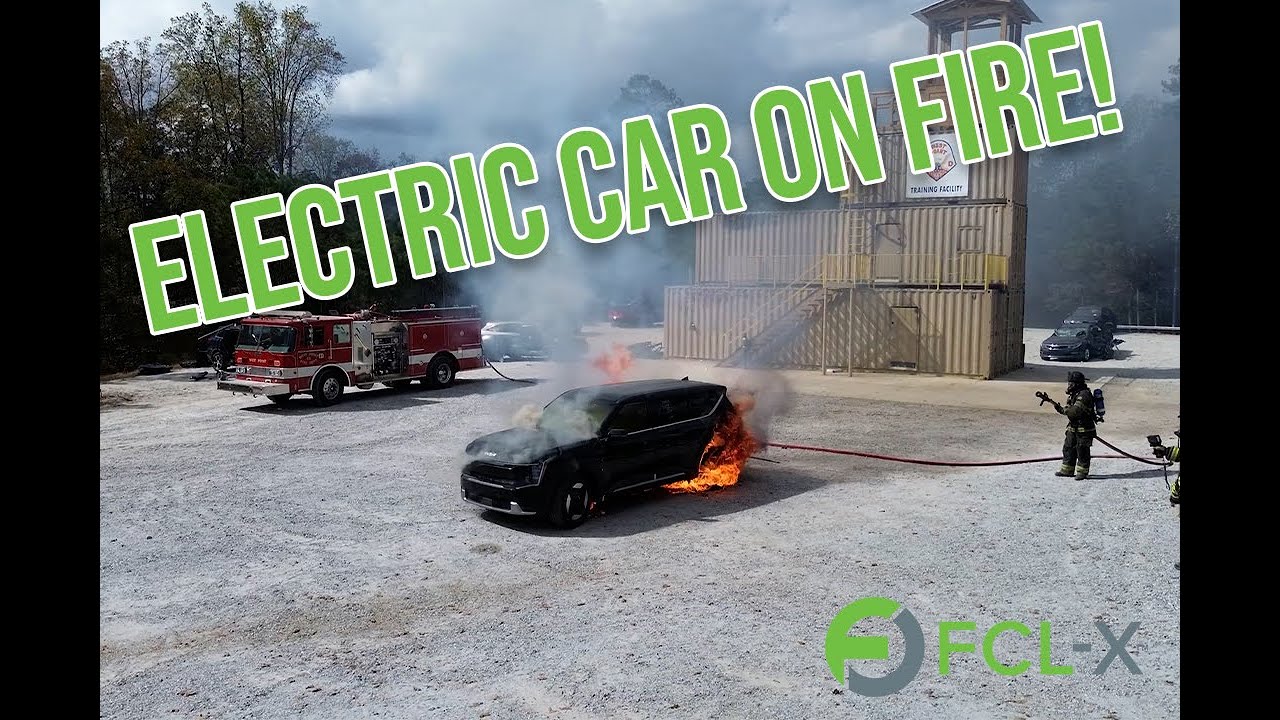 FCL-X In Action - Kia EV Lithium-ion Battery Fire