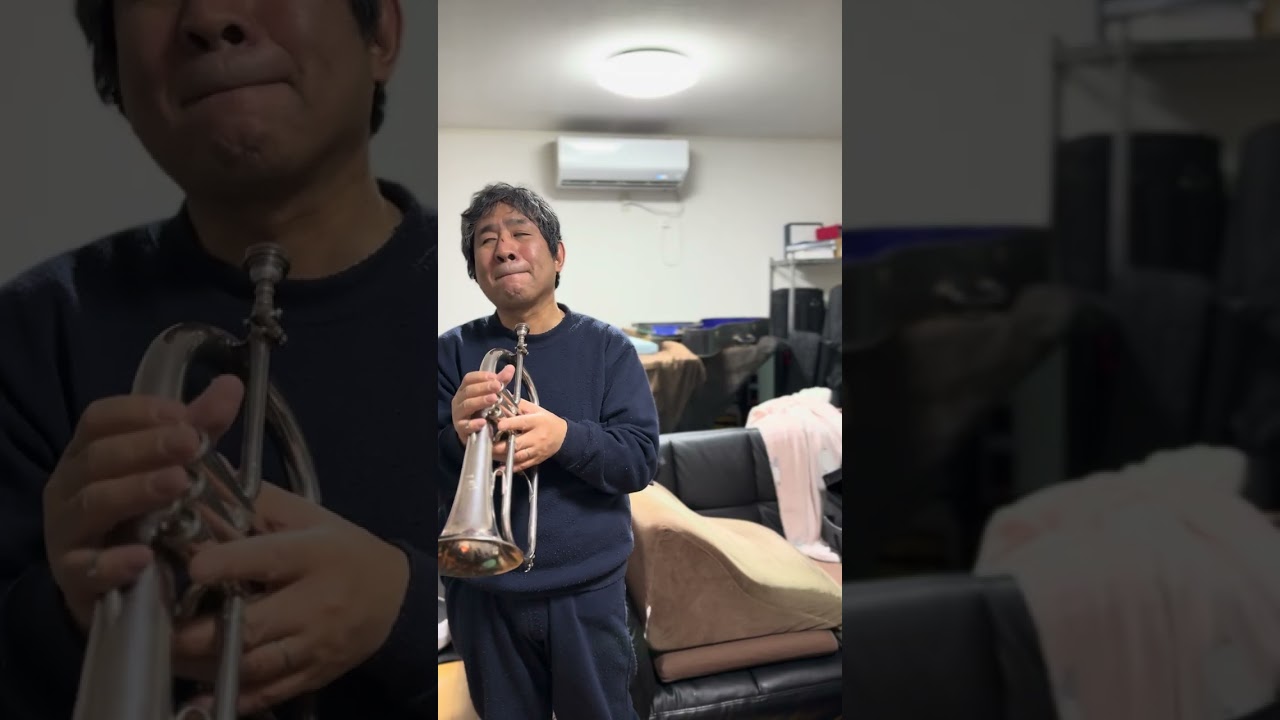 自分で伴奏してスイートメモリーズ吹いてみました￼