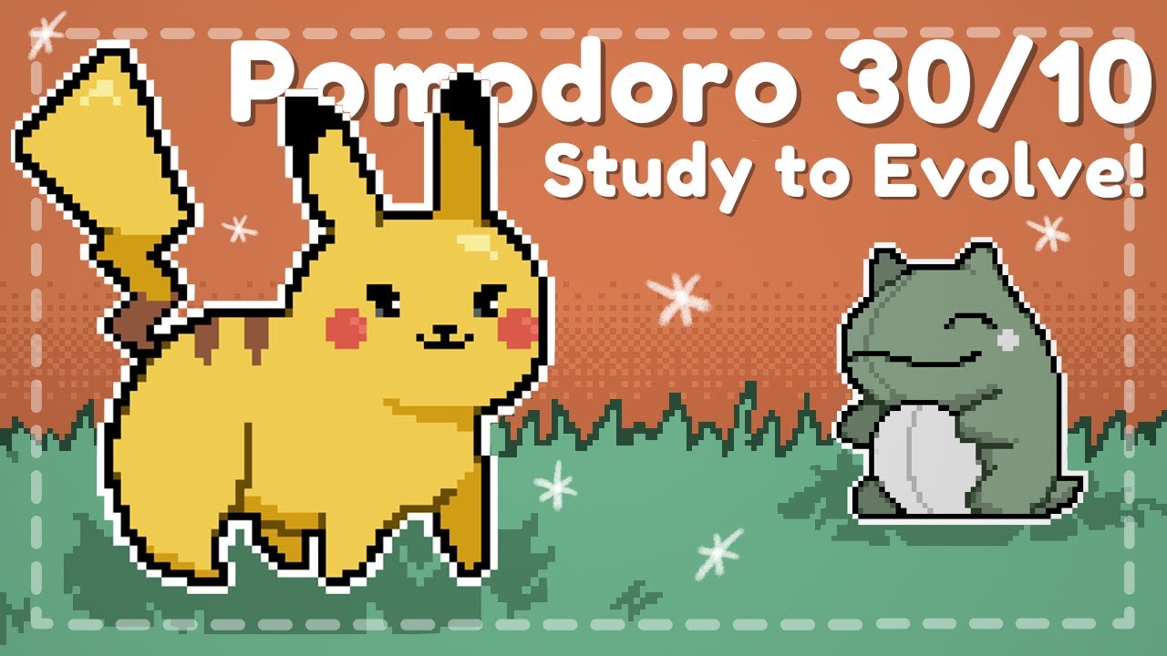 Study to Evolve Pikachu  • Pokémon Pomodoro 30/10 • Classical & Jazz Study Music 🎵