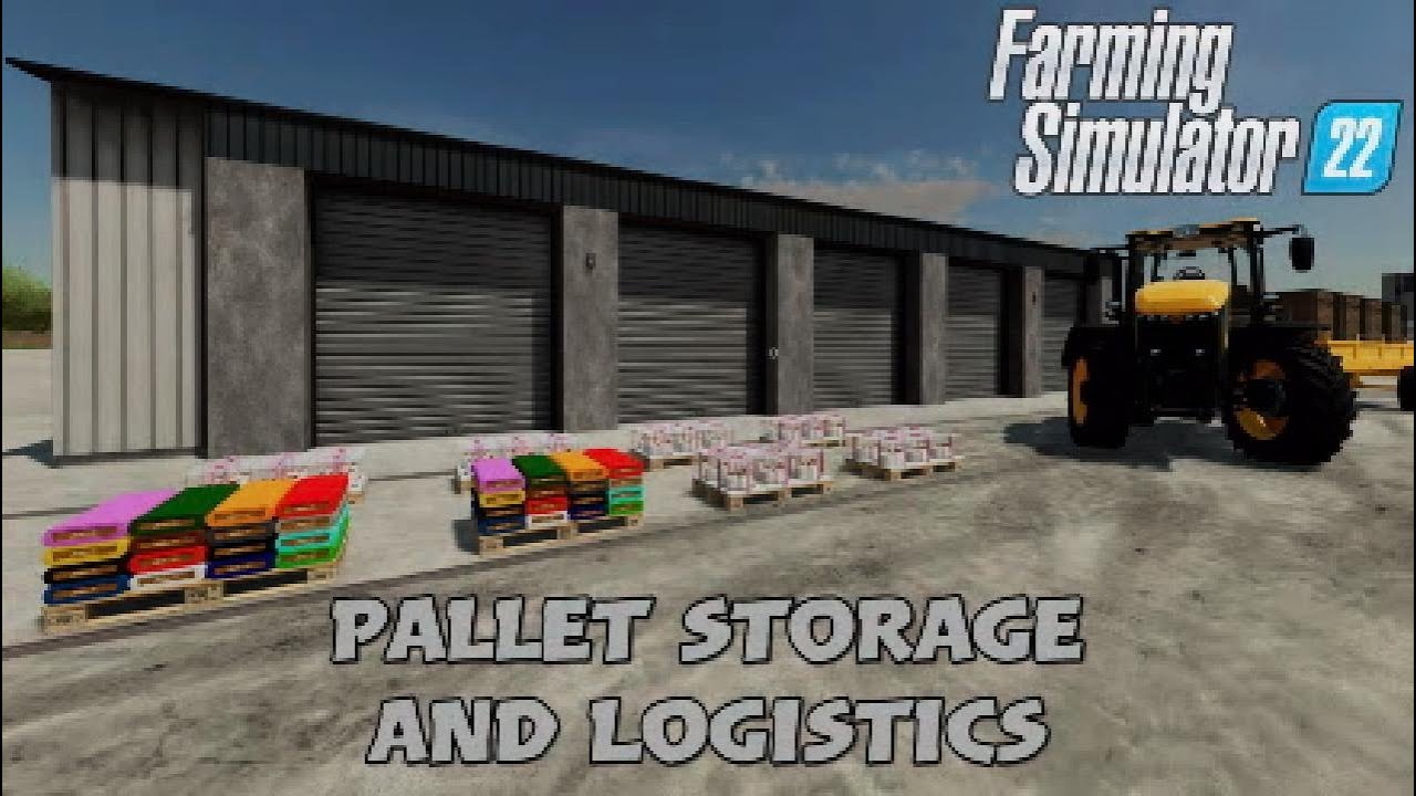 FS22  New Mod (console): Pallet Storage And Logistics | Mods in the spot(light)s #99