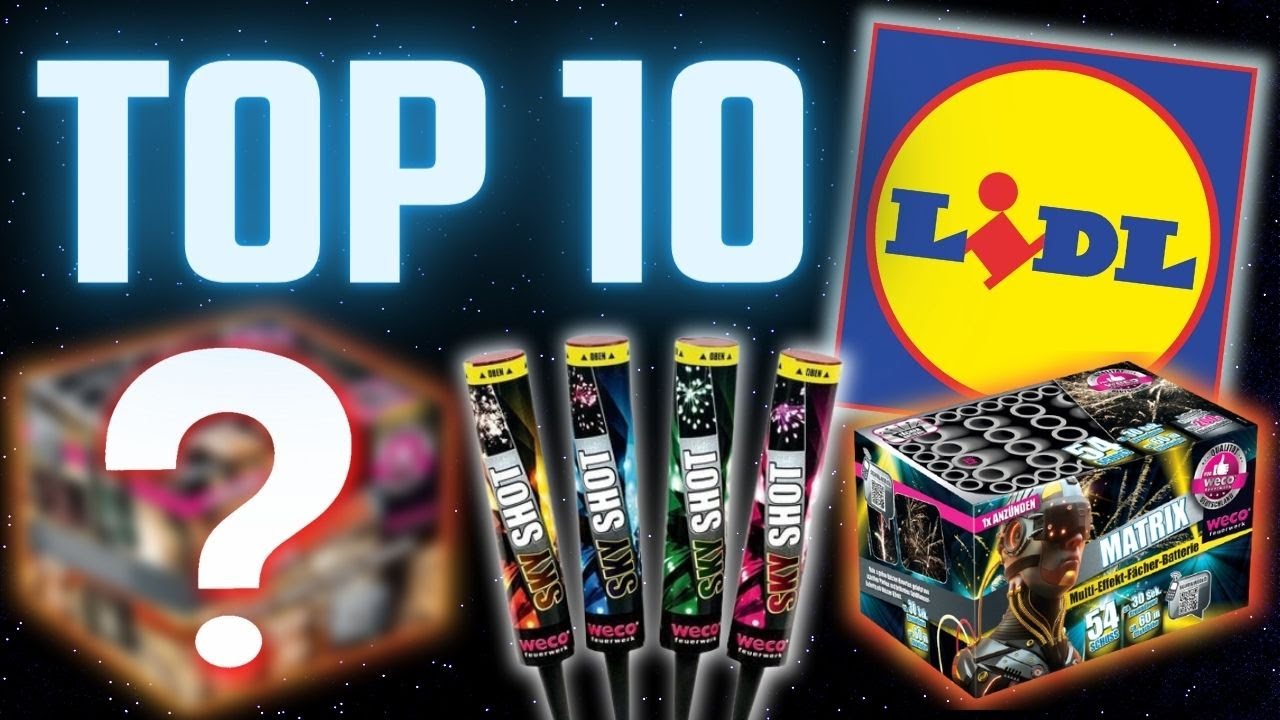 Top 10 BESTES LIDL FEUERWERK!🛒🧨