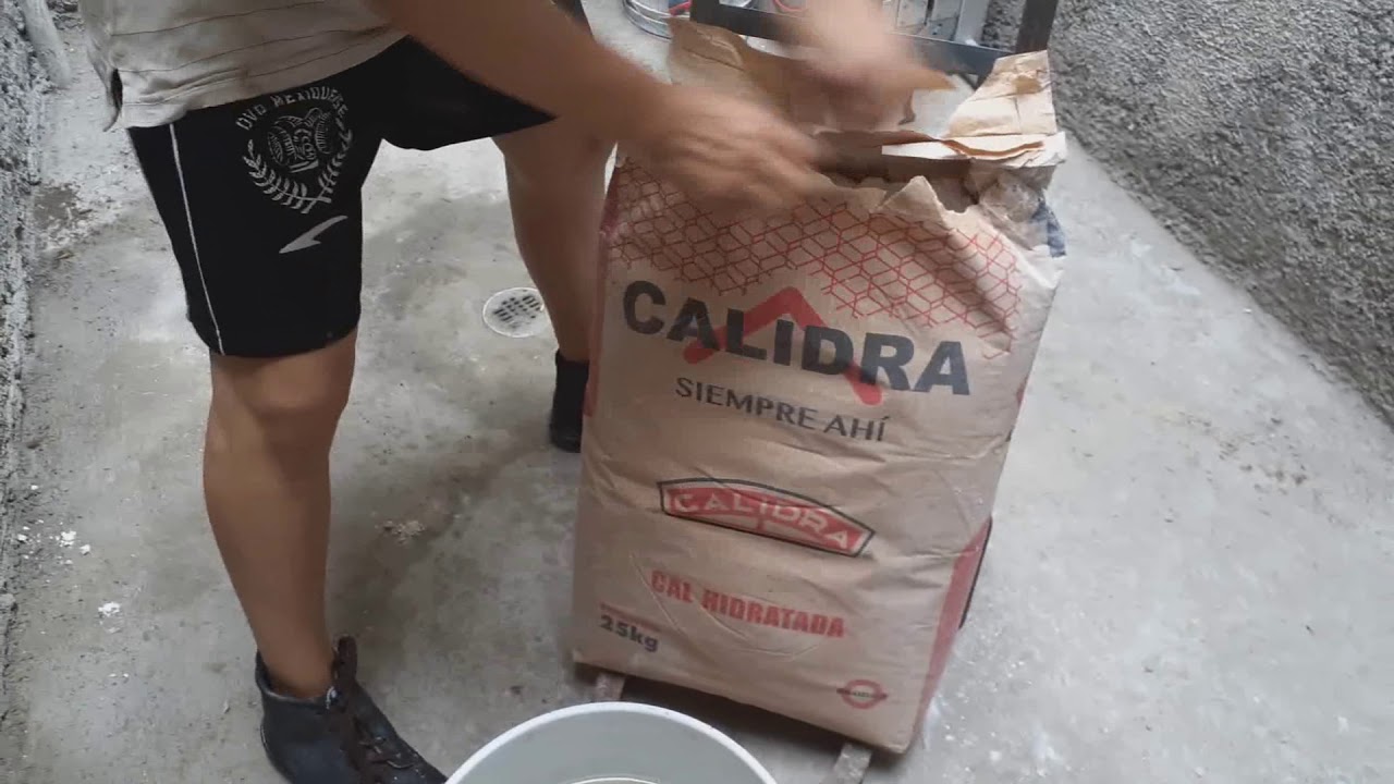 COMO PREPARAR PINTURA DE CAL FACILMENTE