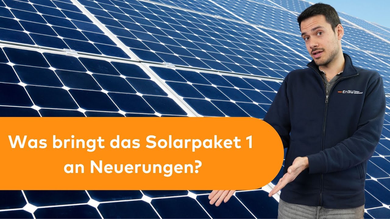 Neues Mieterstrommodell die Gemeinschaftliche Gebäudeversorgung und Neuerungen im Solarpaket 1
