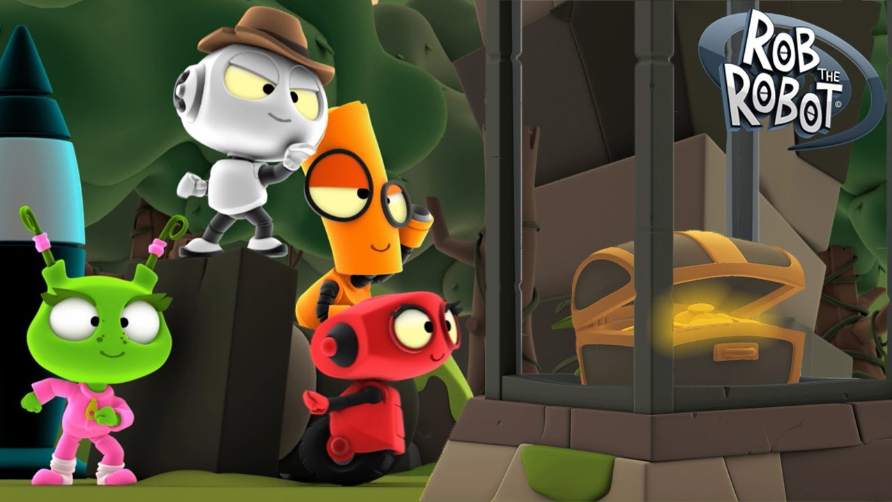 Clues, Crews, and Hidden Jewels! 🪙 | Rob The Robot | Preschool Learning