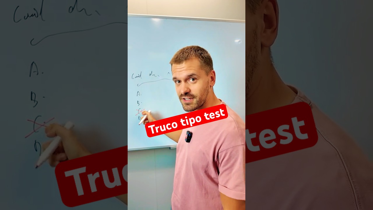 Truco para el examen de tu oposici&oacute;n