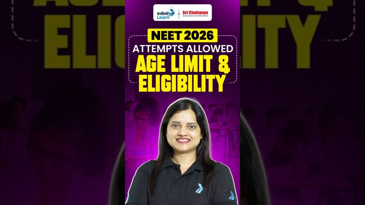 NEET 2026: Attempts, Age Limit, & Eligibility 👨&zwj;⚕️| #neet2026 #agelimit #neeteligibility #attempts