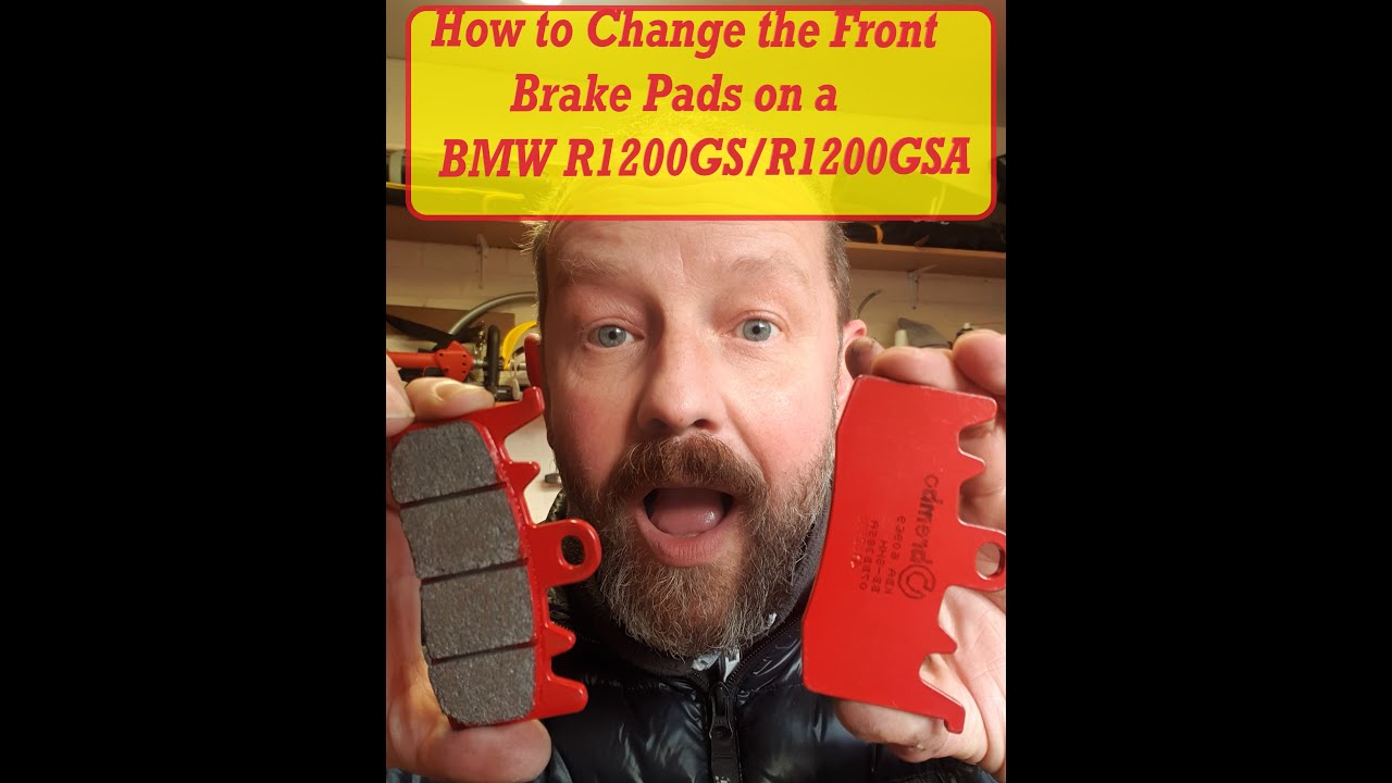 How to change the Front Brake Pads on a BMW R1200GS/GSA