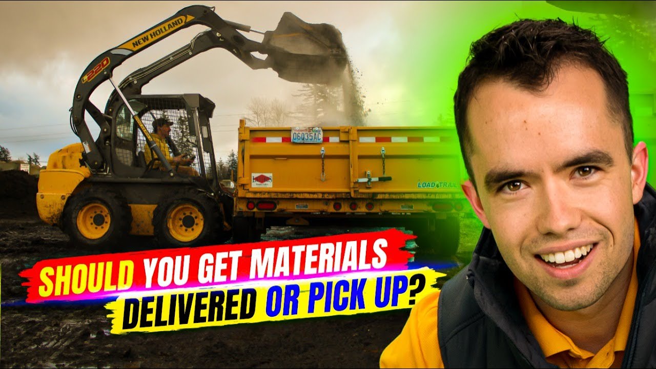 🔨Landscape Jobs: Should You Get Materials DELIVERED or PICK UP?