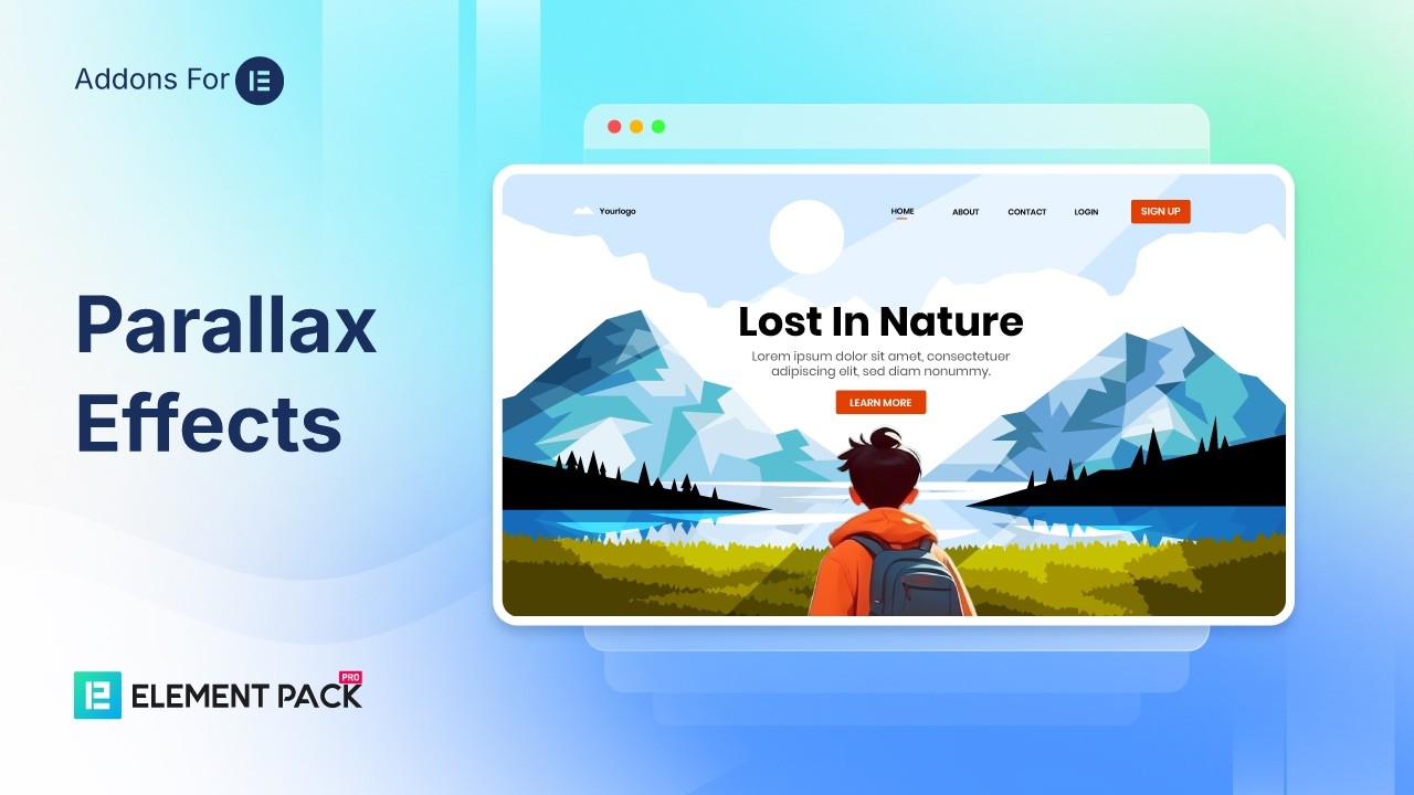 How to Create Parallax Effects in Elementor with Element Pack Pro | Smooth Scroll Animations