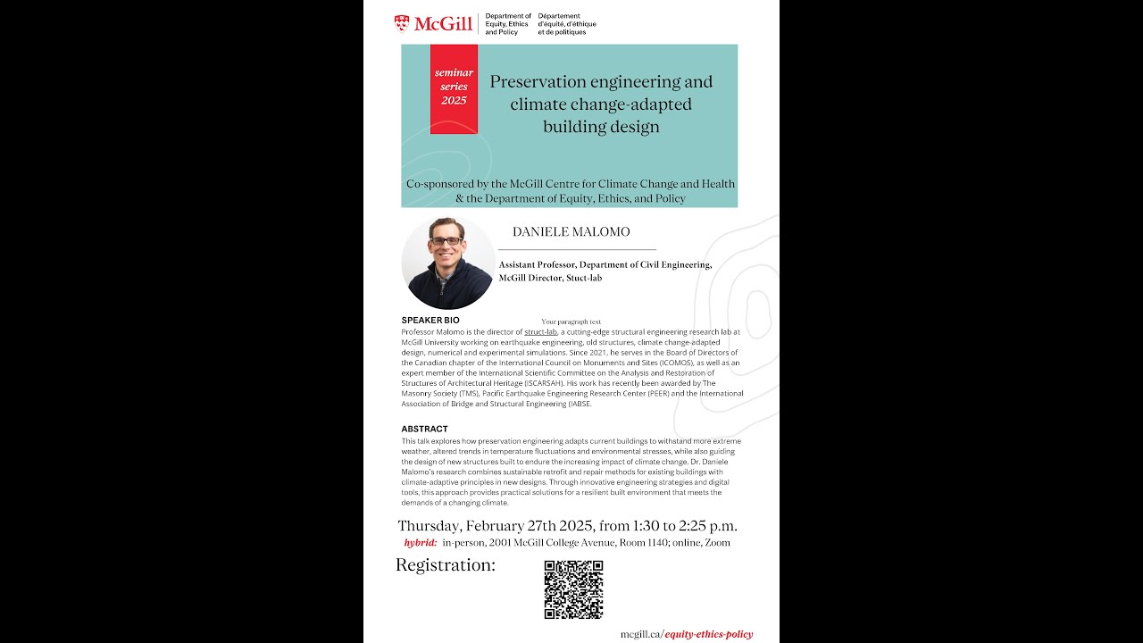 Preservation engineering and climate change-adapted building design