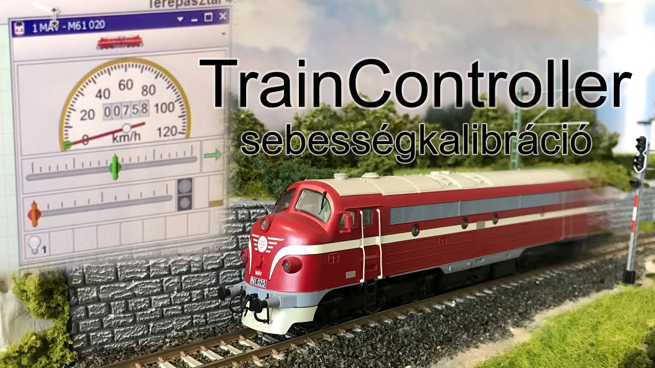 Train Controller - A mozdonyok sebességkalibrációja