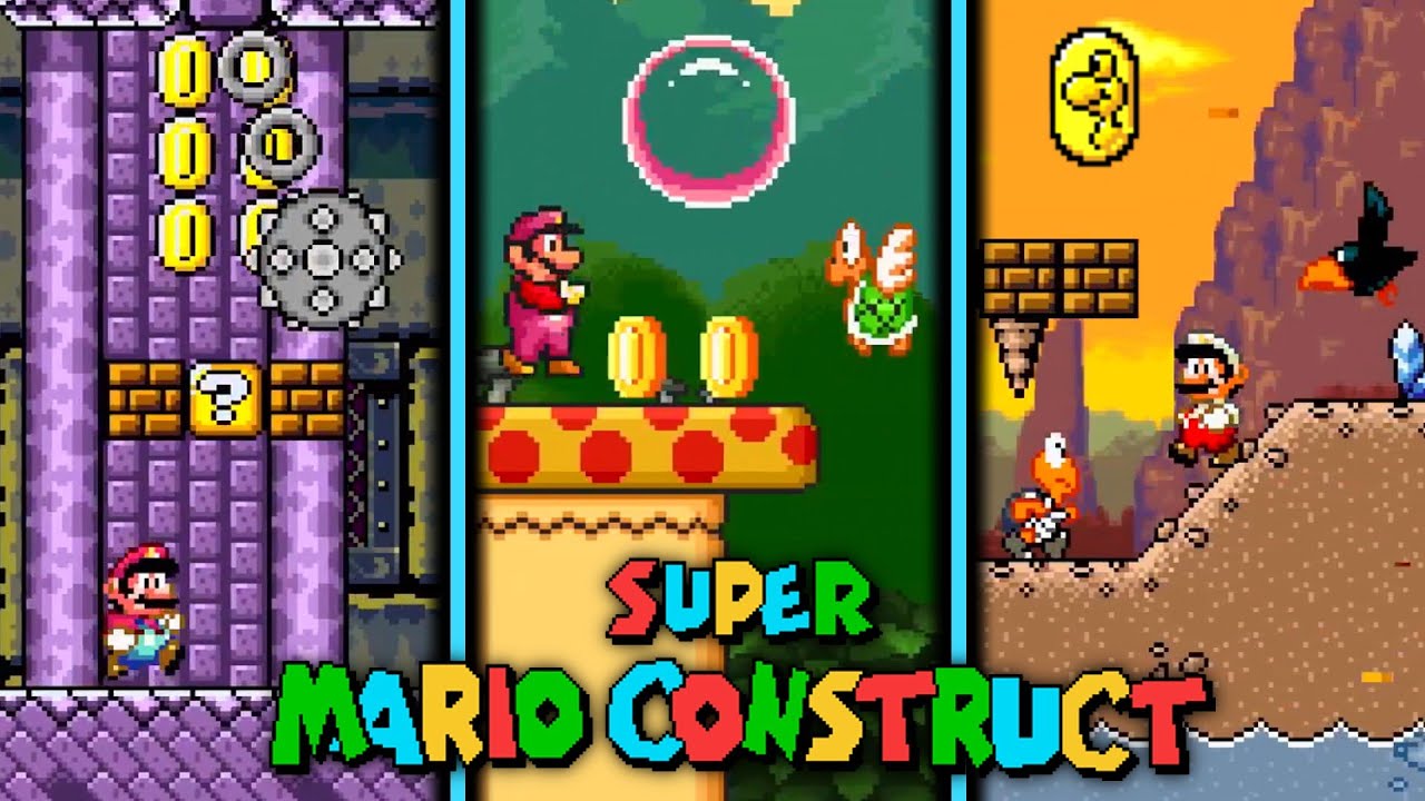 Super Mario Construct is INCREDIBLE! - Mario Maker Fan Game for PC