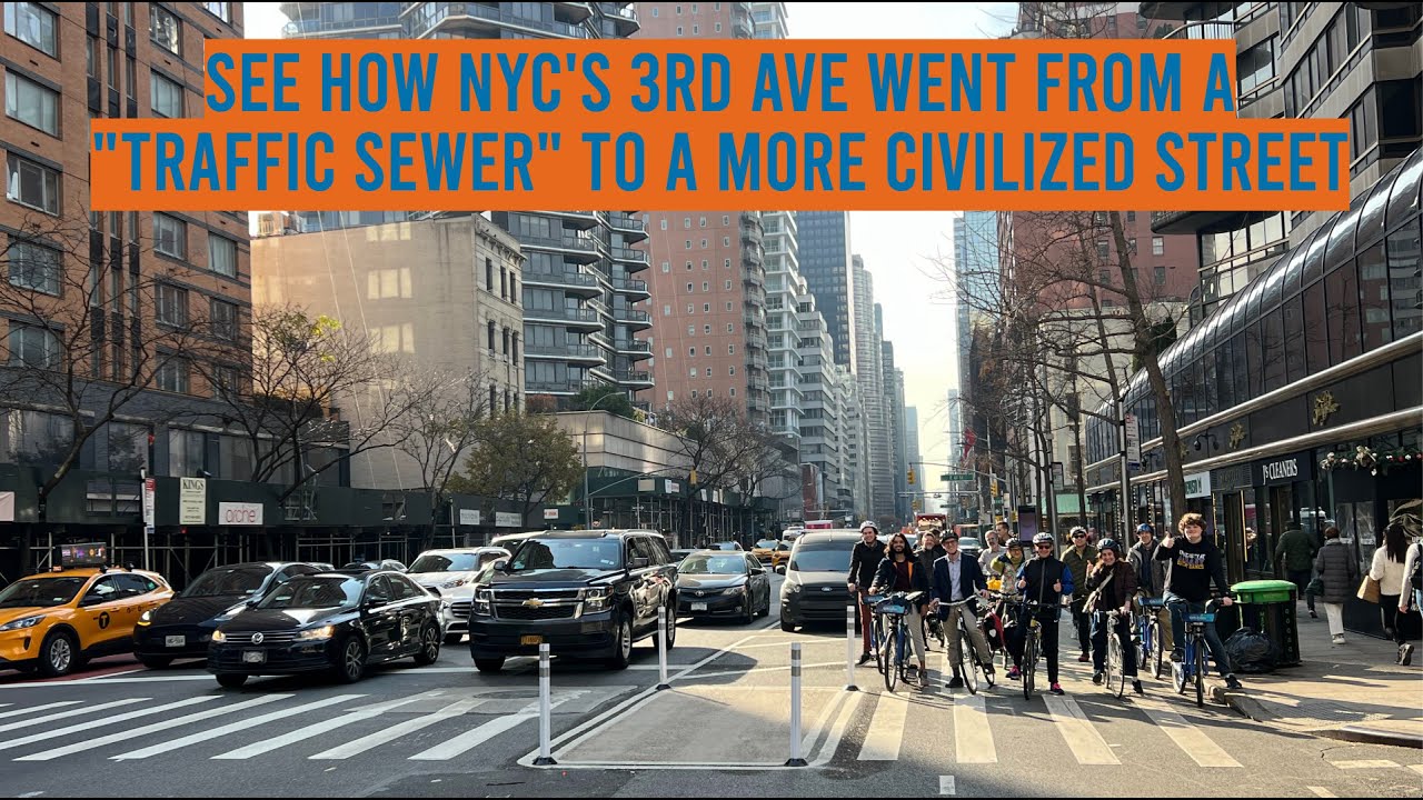 NYC Improves 3rd Avenue with Safe Double-Wide Bike Lane, Bus Lane & Daylighting