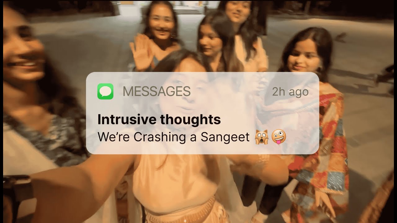 we crashed a sangeet / vlog #1