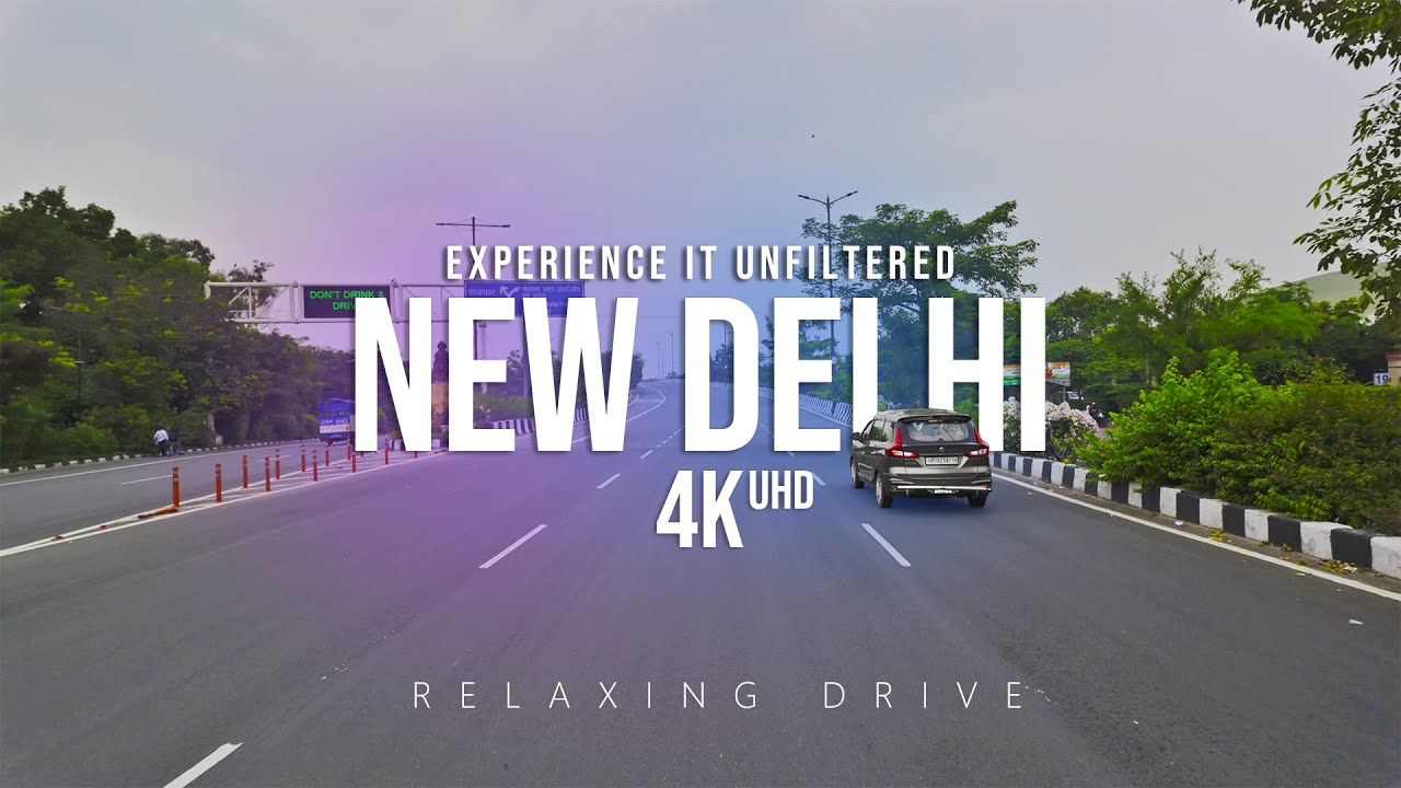 Driving in New Delhi | RajGhat to Rohini | 4k UHD