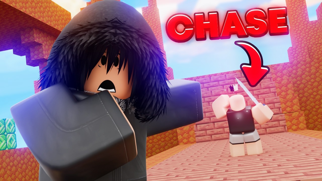 HOW i met a BEDWARS dev in SOLO - roblox bedwars