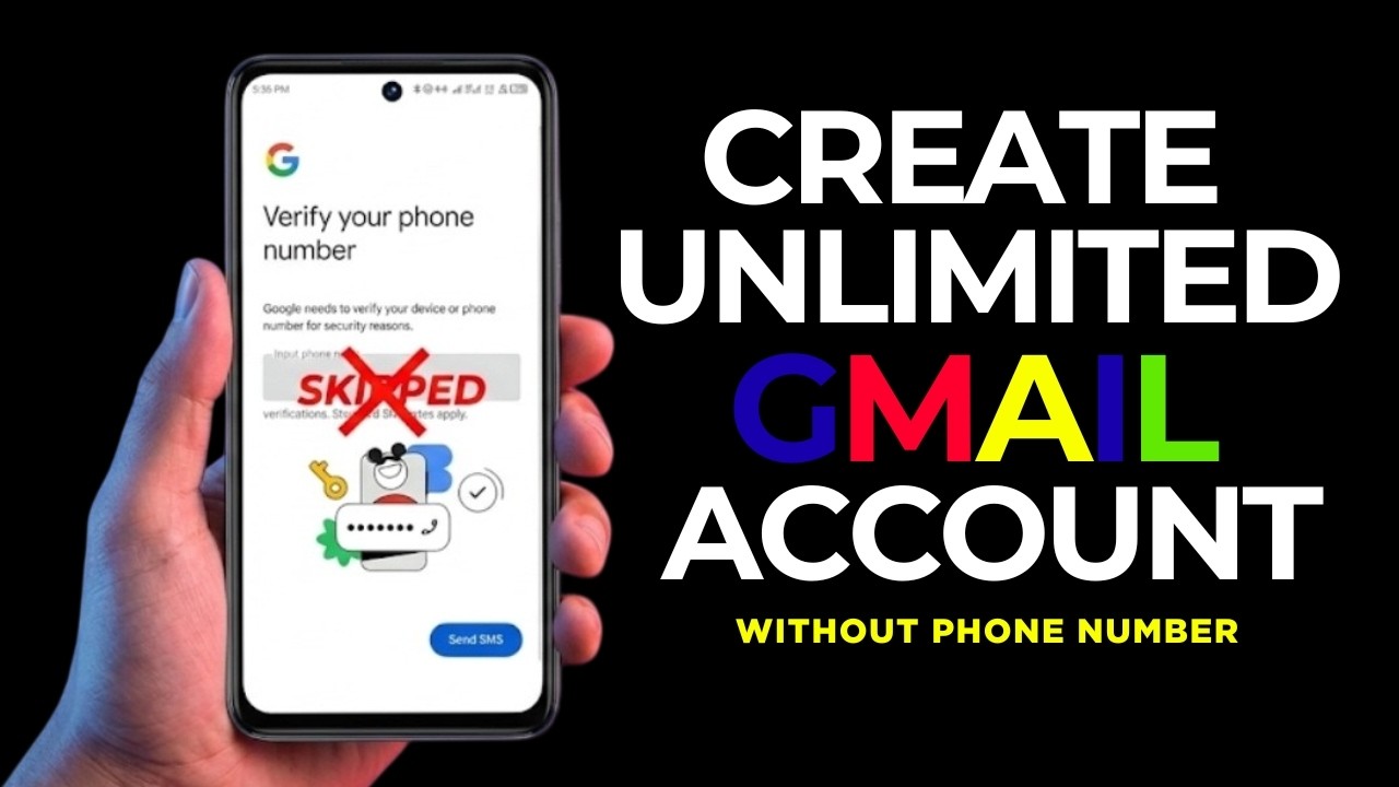 Create Unlimited Gmail Account Without Phone Number OTP Verification ( New Trick 2026)