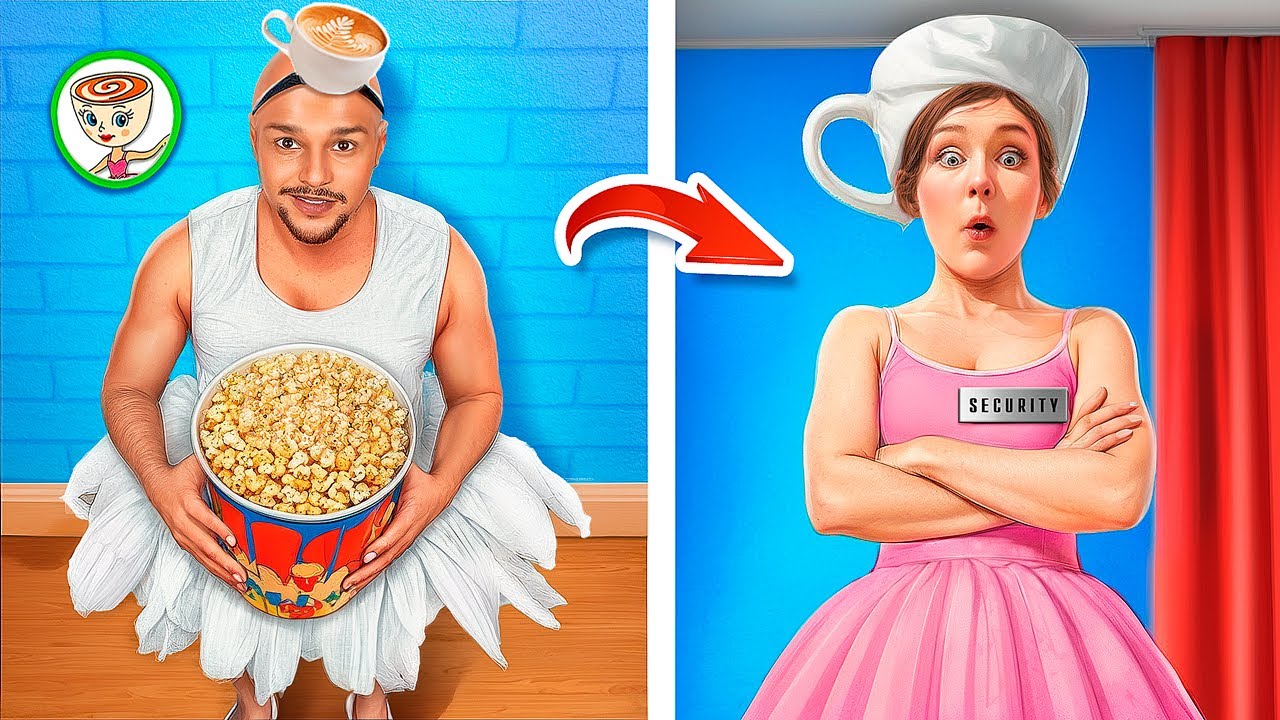 Fake vs Real Italian Meme Cosplay! Sinemaya Gizlice Girme Challenge!