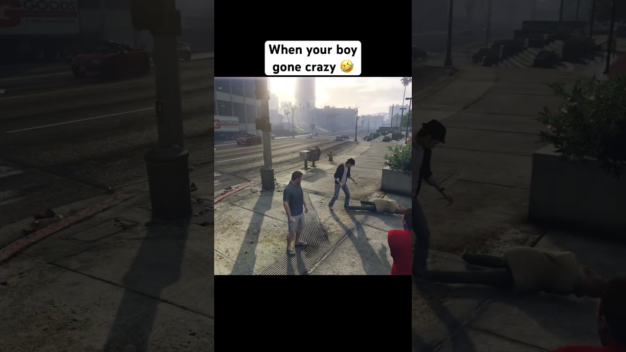 When your boy gone crazy. 🤣 #gta5  #gta #gtav