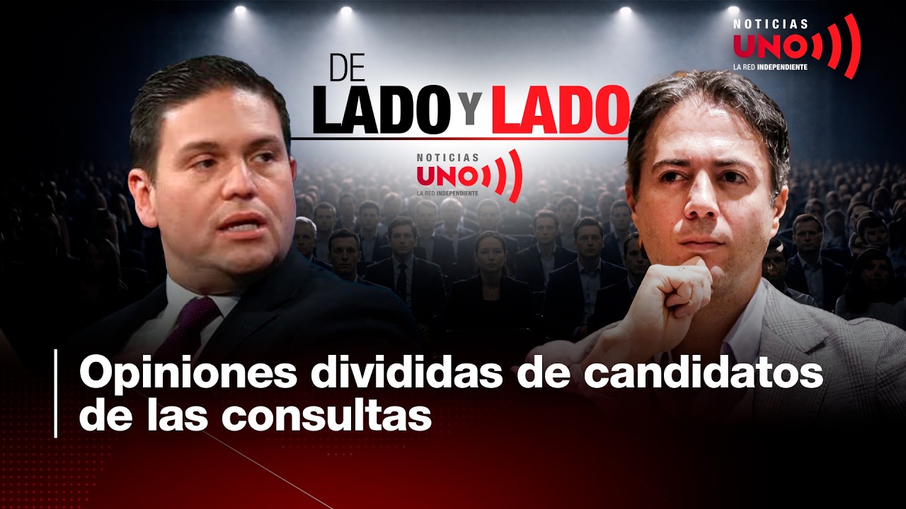 Lado y lado: opiniones divididas de candidatos a las consultas | Noticias UNO