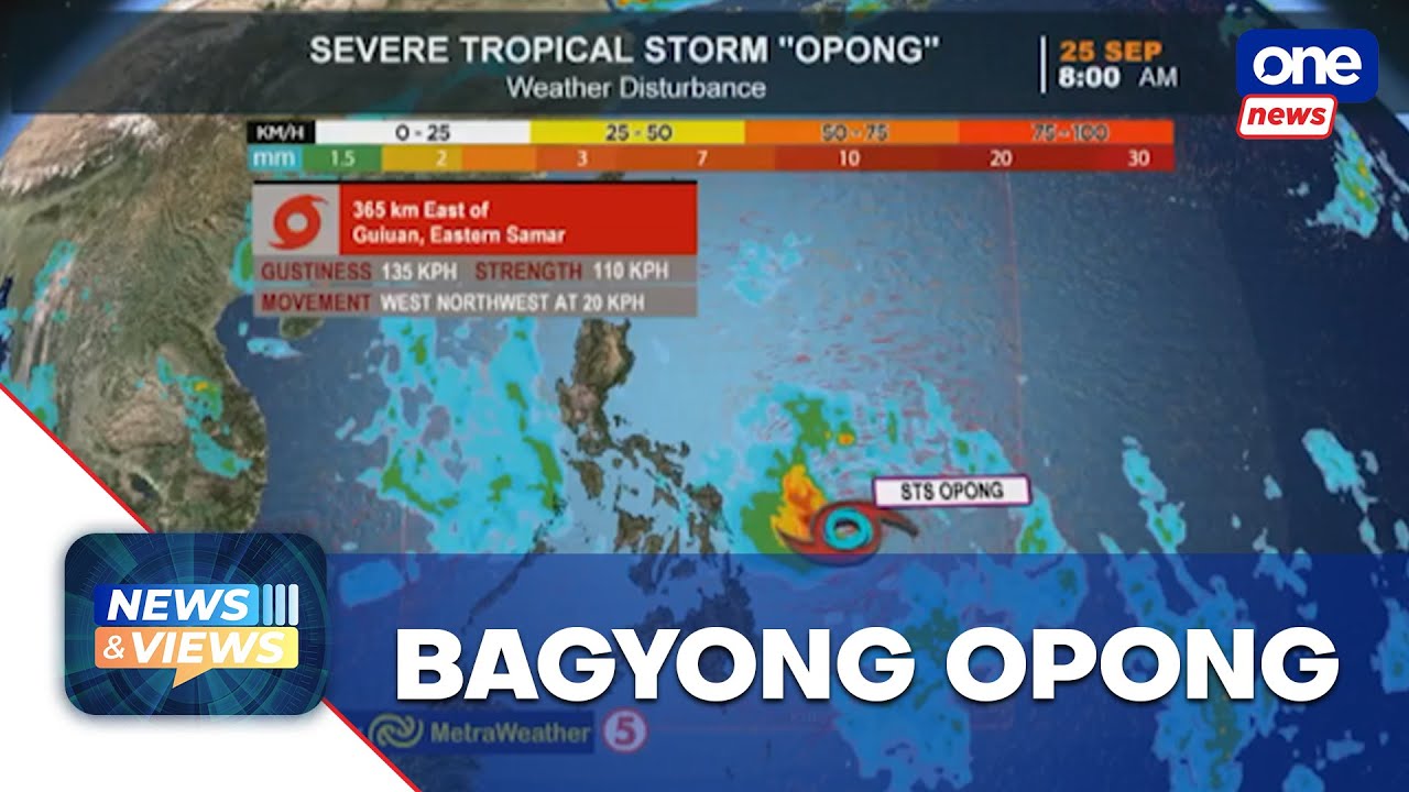 Signal No. 3 possible in Metro Manila due to &lsquo;Opong&rsquo; &ndash; PAGASA | News and Views
