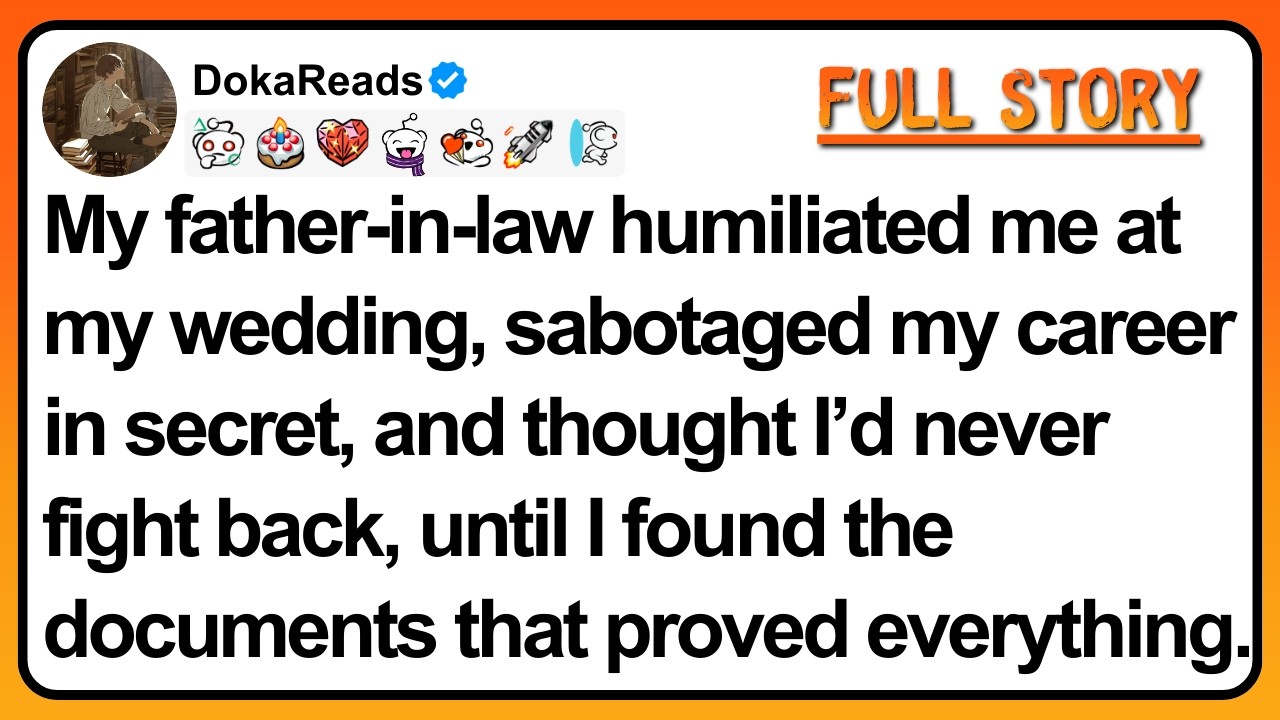 My father-in-law said I'd never be good enough for his daughter. I made him eat those words.