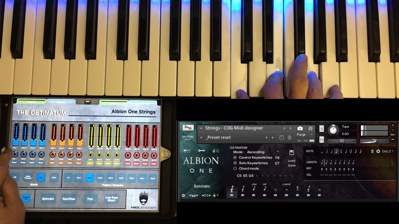 Demo:  Albion One by Spitfire Audio - Ostinatum with Mididesigner