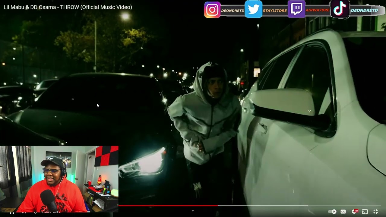 Deondre Reacts to Lil Mabu & DD Osama - THROW (Official Music Video)