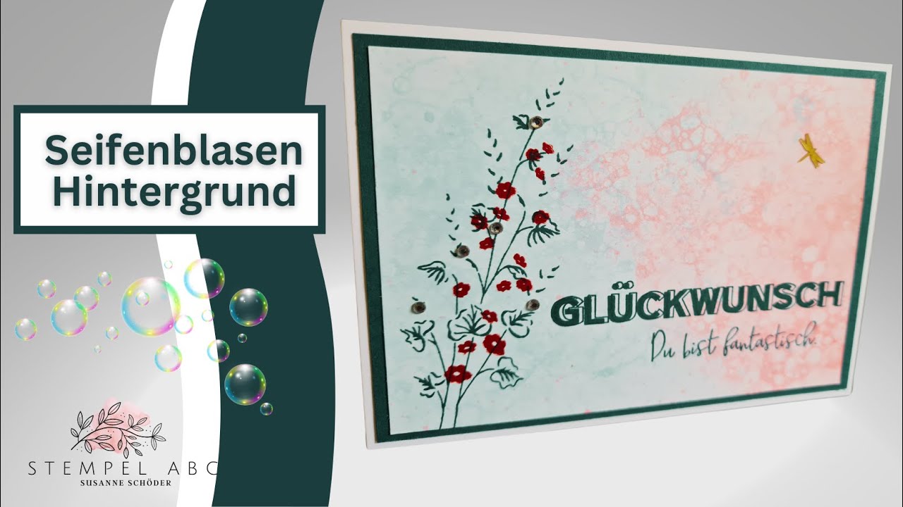 Seifenblasen Hintergrund - Produkte von Stampin´UP!
