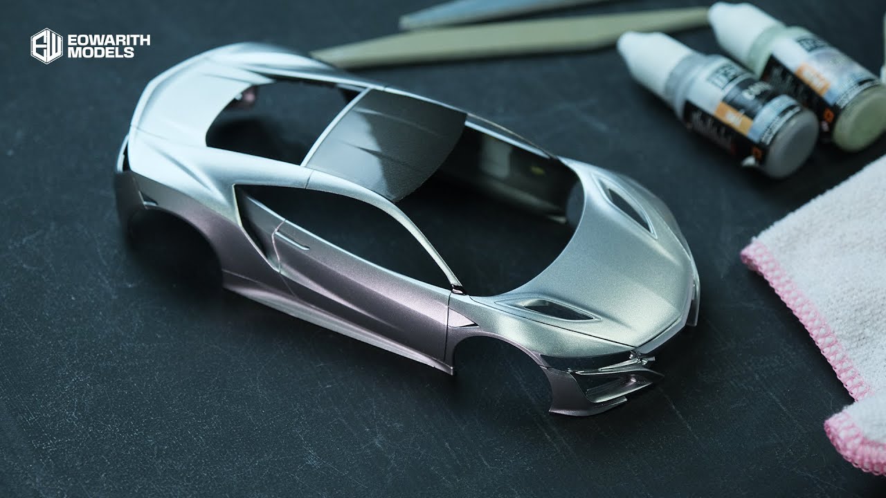Honda NSX Tamiya 1/24 Scale - Step by Step - ASMR - Part 1
