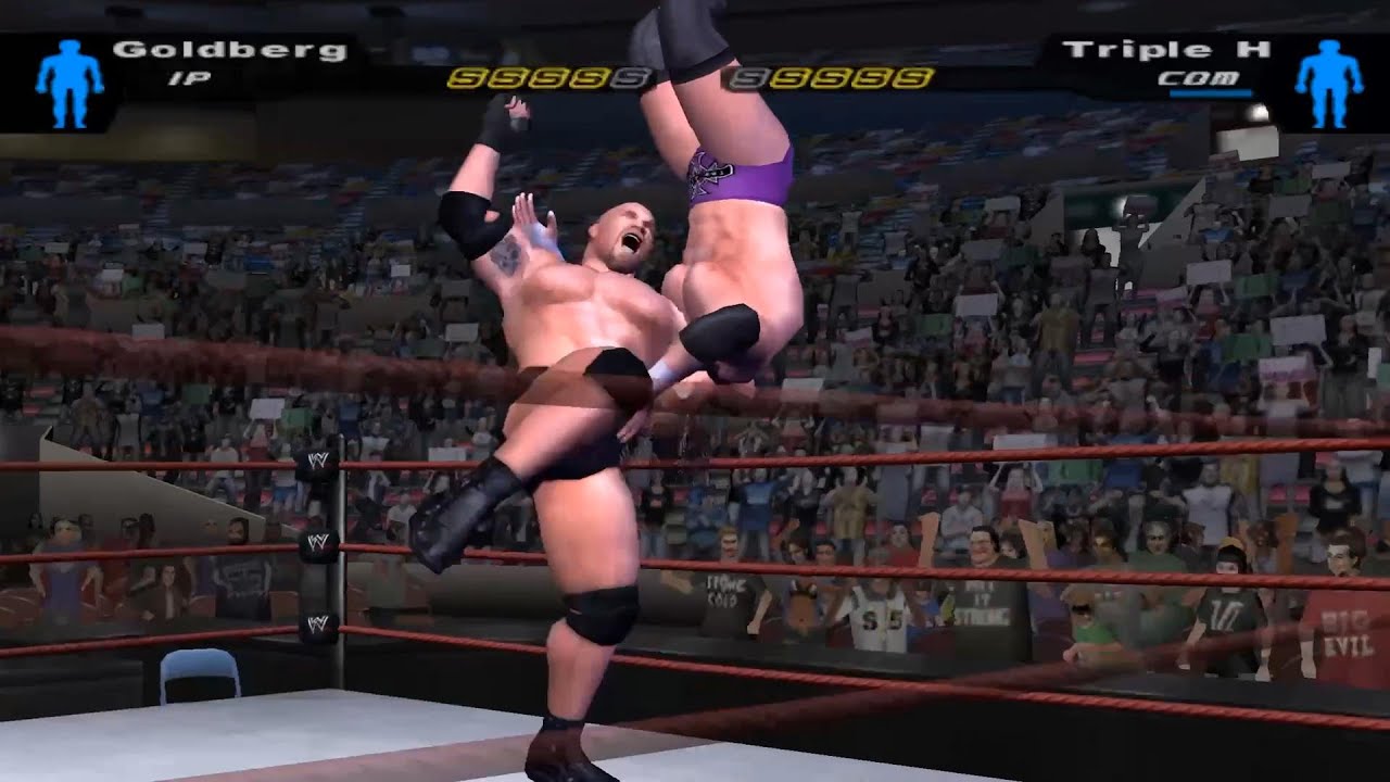 WWE SmackDown! Here Comes the Pain | Goldberg vs. Triple H  Full Match | Playstation 2!