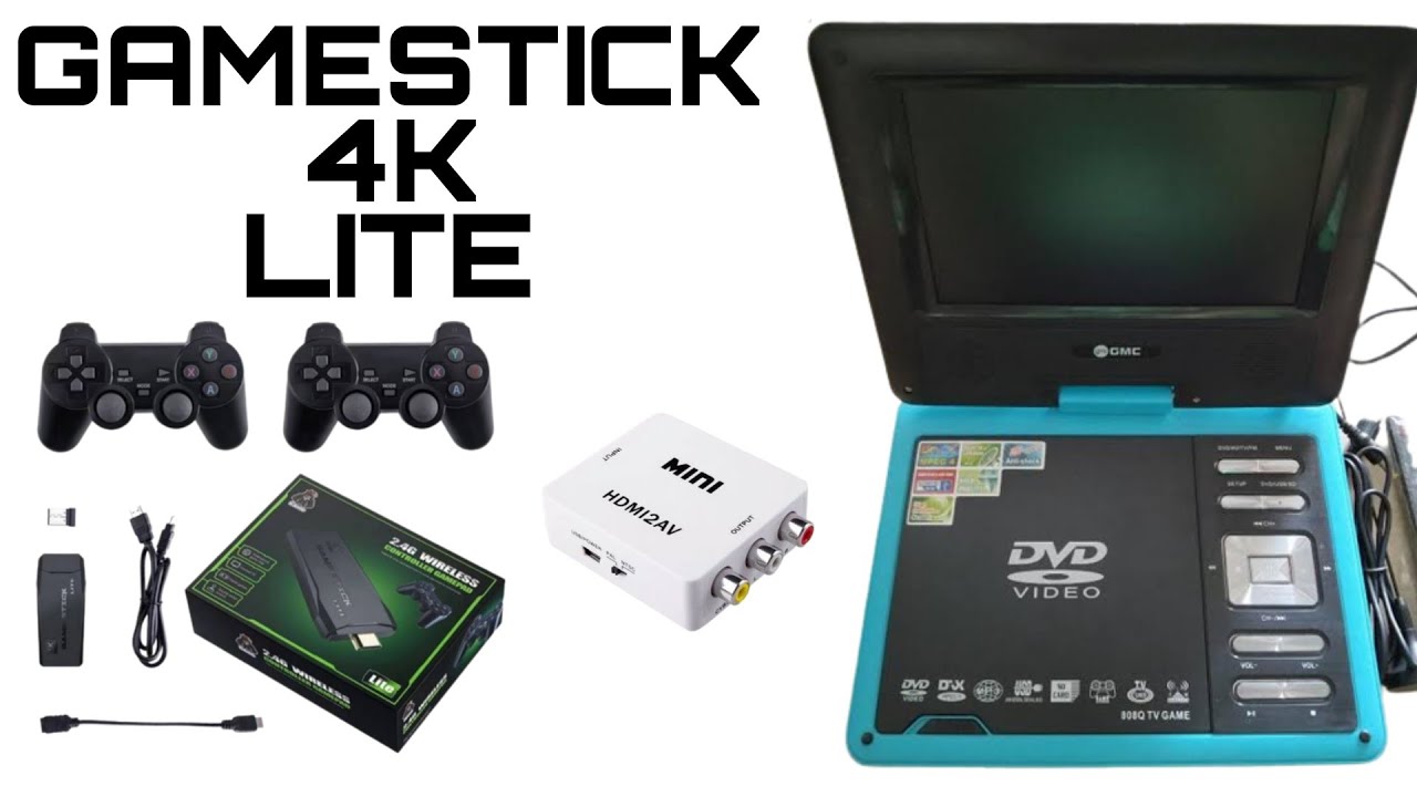 Cara Memainkan GameStick 4K Lite di Layar atau TV Tabung Yang Tidak Ada Colokan HDMI