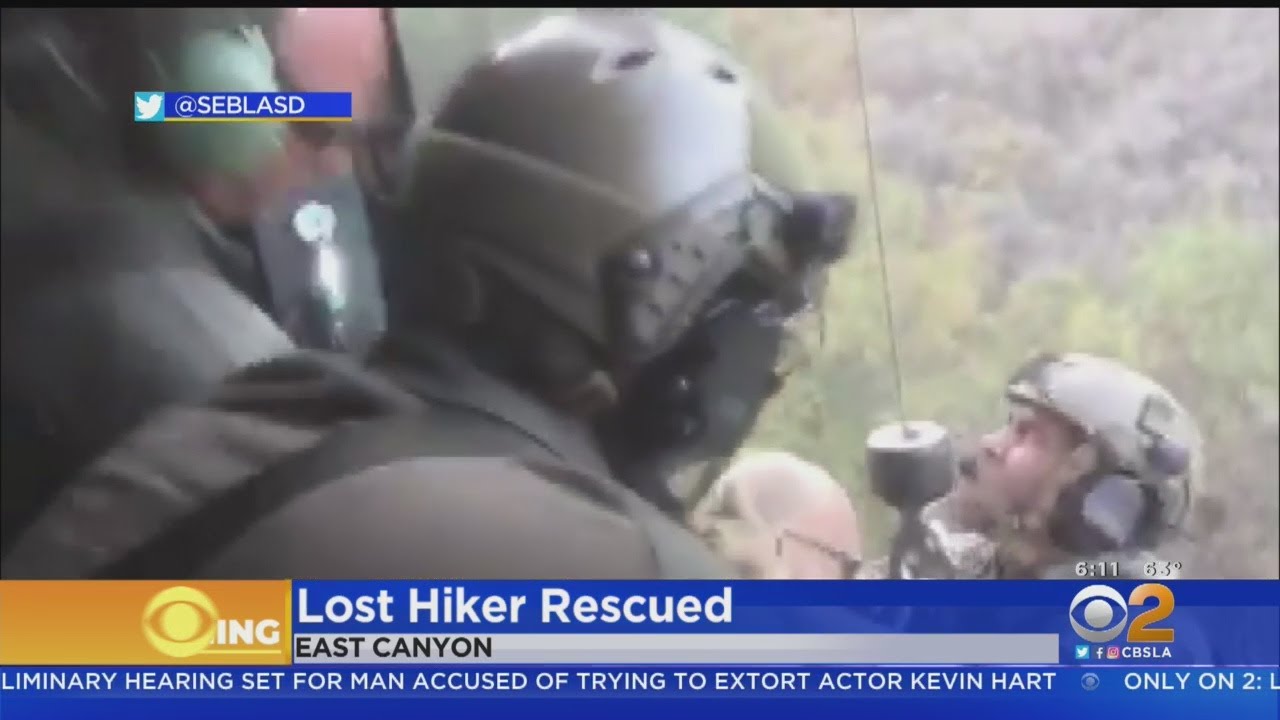 82-Year-Old Hiker Hoisted To Safety In Santa Clarita