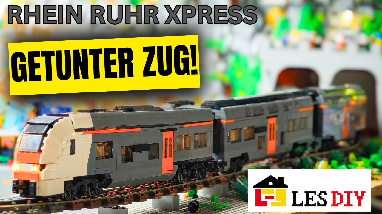 GETUNTER ZUG! Der Rhein-Ruhr-Xpress von LESDIY mit Licht, Motor & Umbau🔥