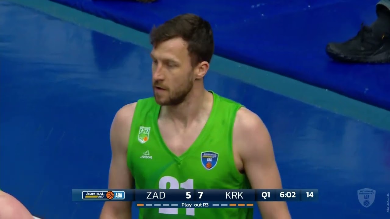 AdmiralBet ABA League 2025/26, Play-out Round 3 match: Zadar – Krka (13.3.2026)