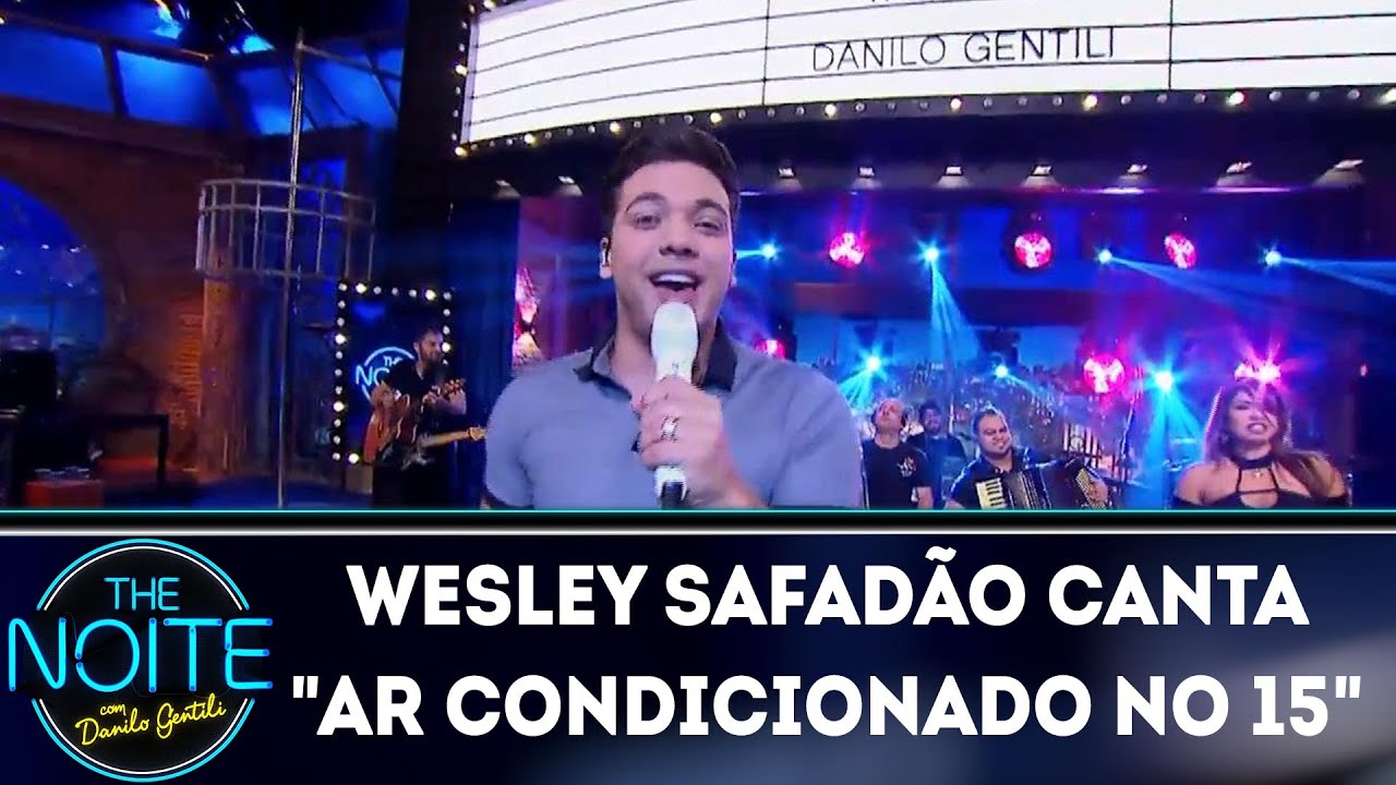 Wesley Safad&atilde;o canta 