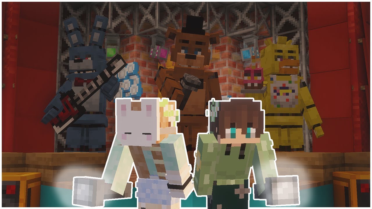 We SURVIVED FIVE NIGHTS AT FREDDY'S in Minecraft..