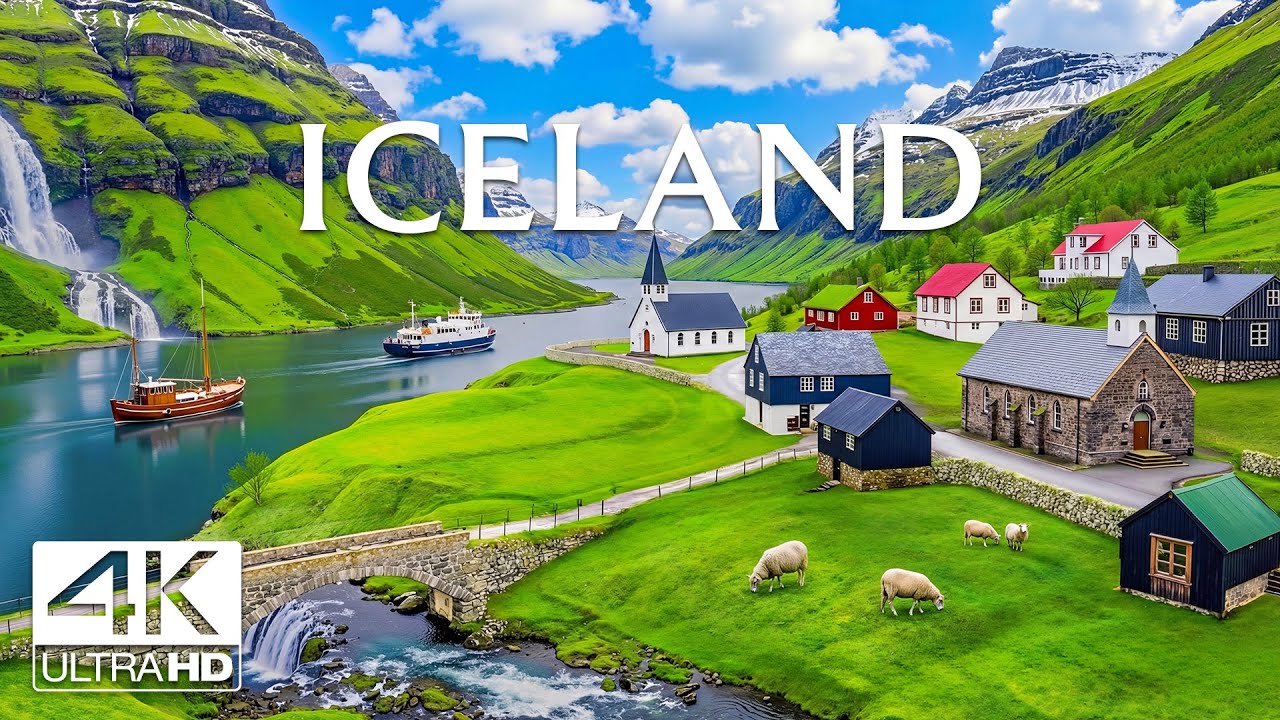 Iceland 4K | Unreal Natural Beauty on Earth – Glacial Lagoons, Volcanic Landscapes & Silent Valleys