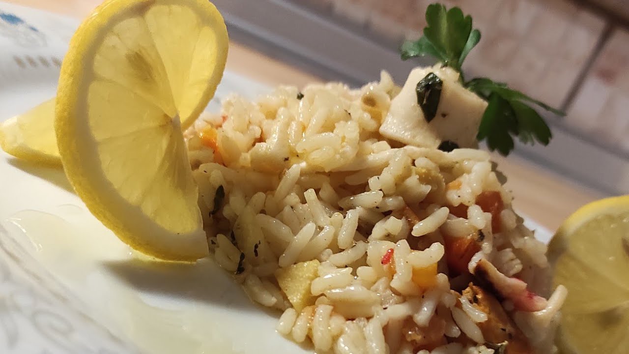 Seafood Risotto | Rižoto s plodovima mora | Brzi ručak gotov za 20 minuta | #65