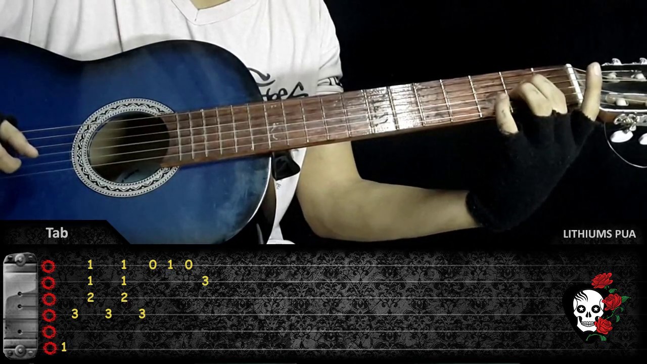 como tocar pensando en ti de canserbero en guitarra