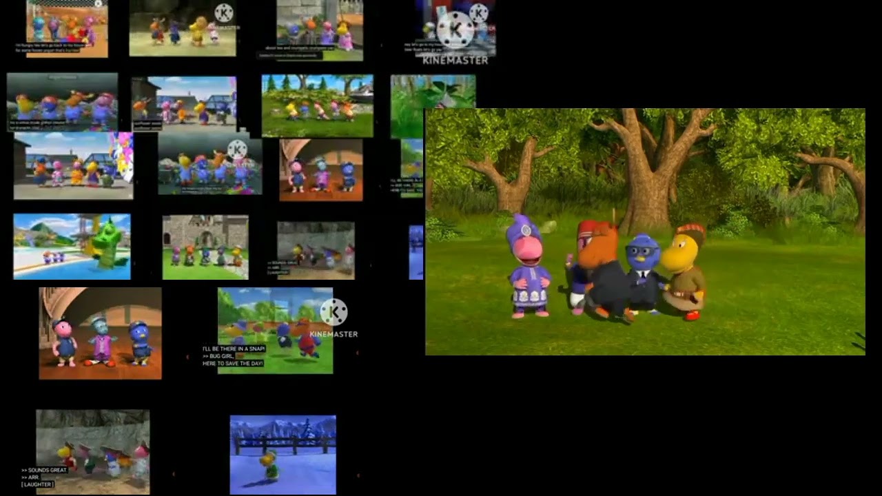 the backyardigans over snack time season 2 and season 4 in cap cut