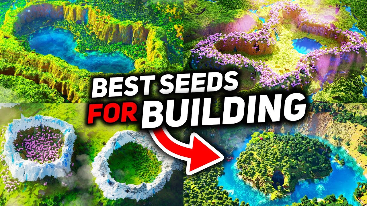 TOP 50 BEST SEEDS For BUILDING In MINECRAFT 1.21 (BEST OF 2024)