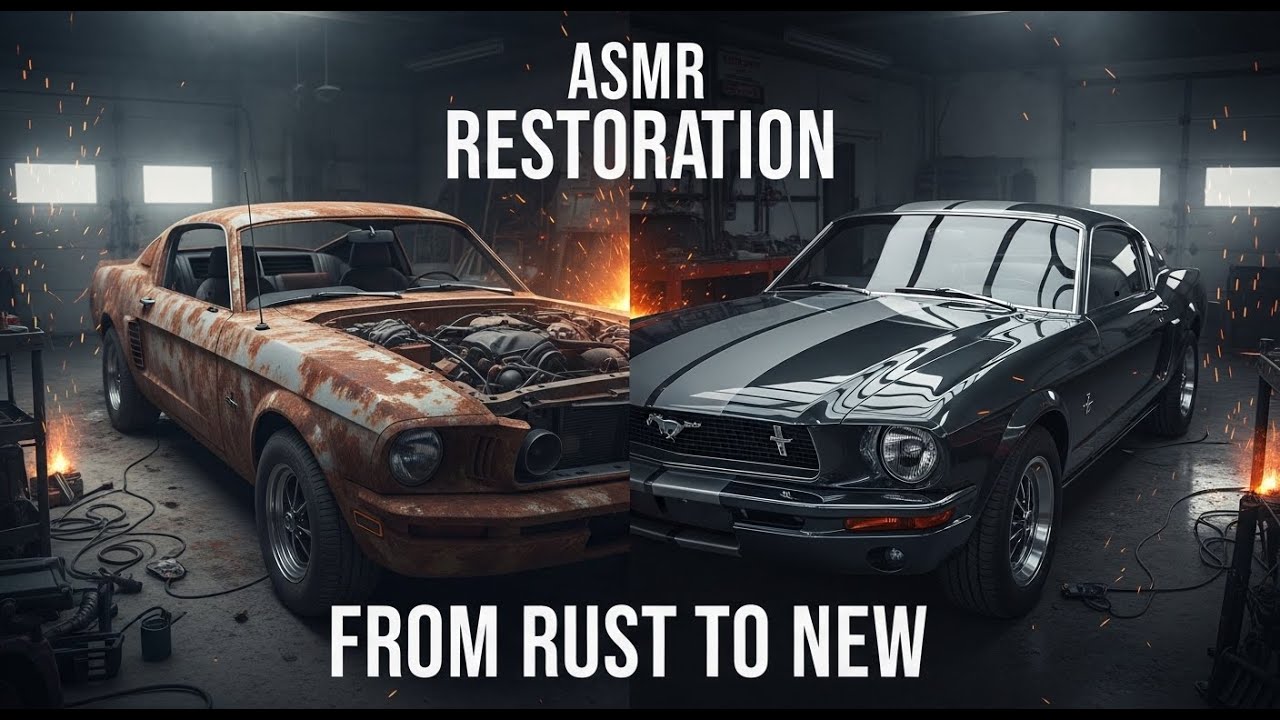 ASMR Car Restoration | Full Restoration of an Original Ford Mustang From Total Disrepair to Like New