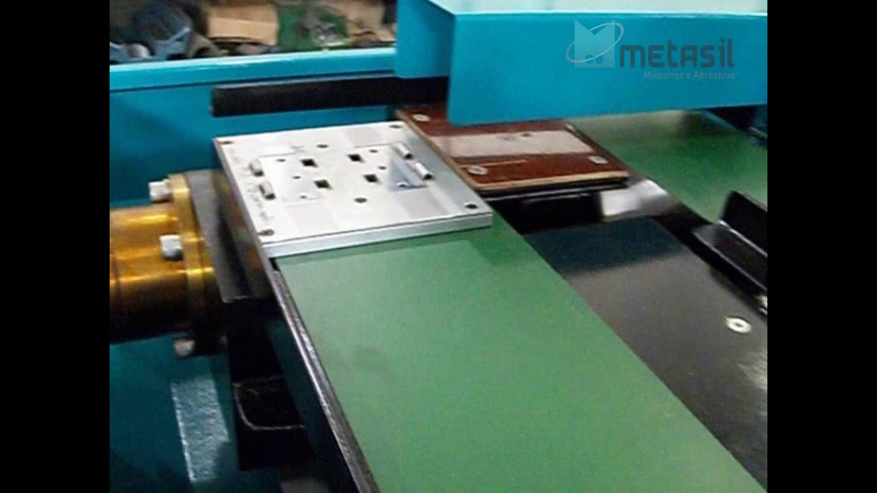 Máquina de Lixar e Polir Superfícies Planas