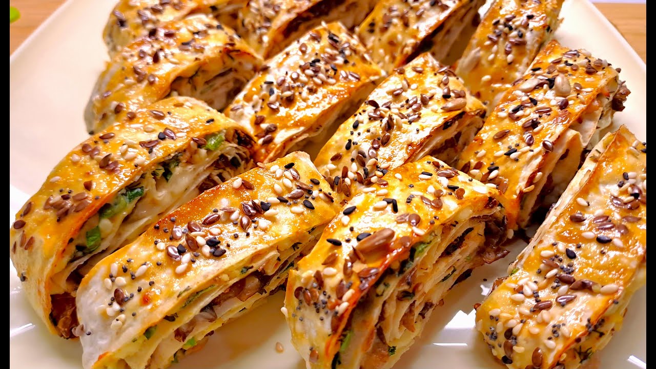 У Вас есть лаваш! Вкусняшка из лаваша с изюминкой за считанные минуты. Что завернуть в лаваш?!