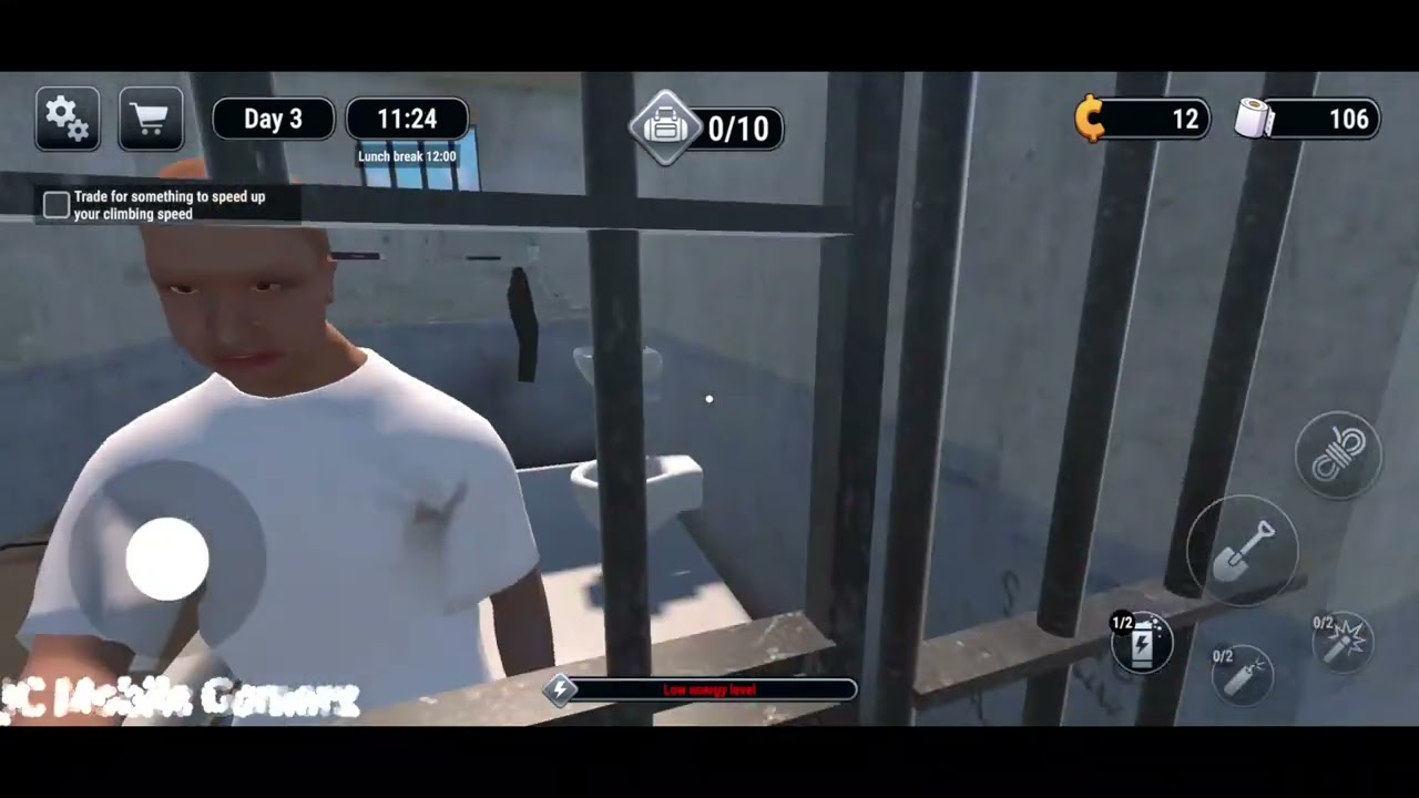 I am playing prision escape game