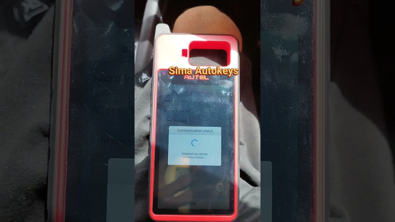 Add smart key Mazda by Autel KM100 Duplikat smart mazda cx5