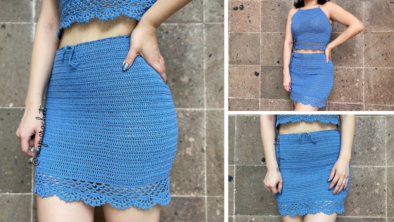 Falda a Crochet | Falda Mar | Diestra