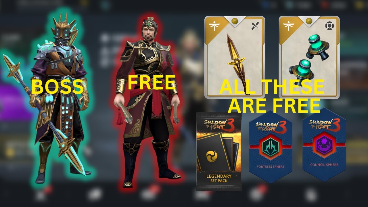 The Dangerous show event is back, Free Widow set, legendary set pack and spheres | Shadow fight 3 