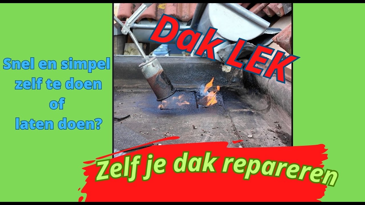 Dak lekkage opsporen en reparatie